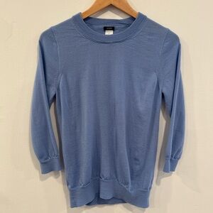 Merino Wool 3/4 Sleeve J. Crew Sweater